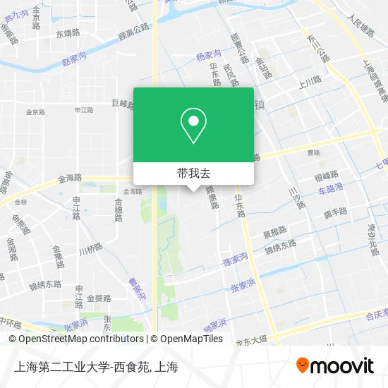 上海第二工业大学-西食苑地图