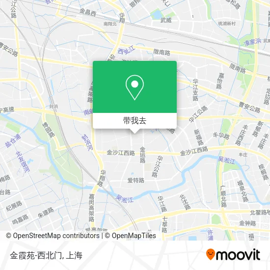 金霞苑-西北门地图