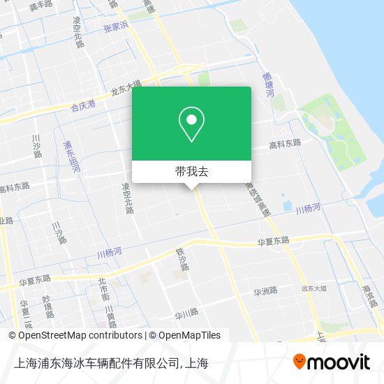 上海浦东海冰车辆配件有限公司地图