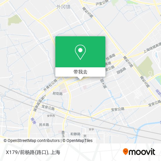 X179/前杨路(路口)地图