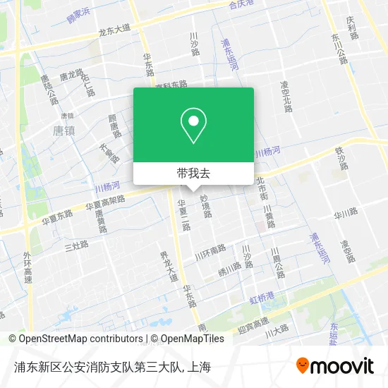 浦东新区公安消防支队第三大队地图
