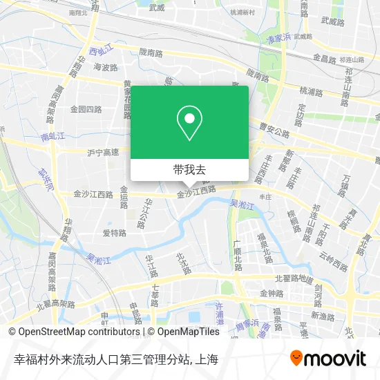 幸福村外来流动人口第三管理分站地图