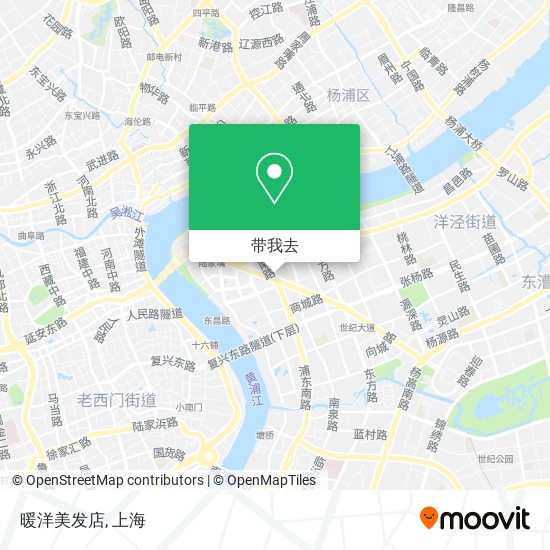 暖洋美发店地图