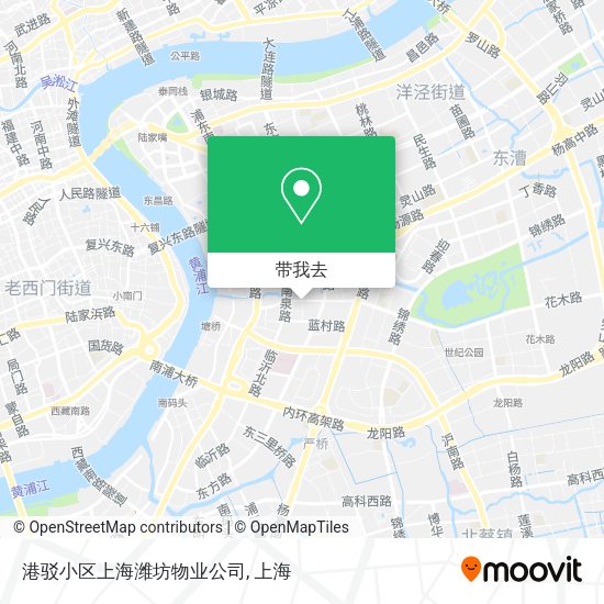 港驳小区上海潍坊物业公司地图