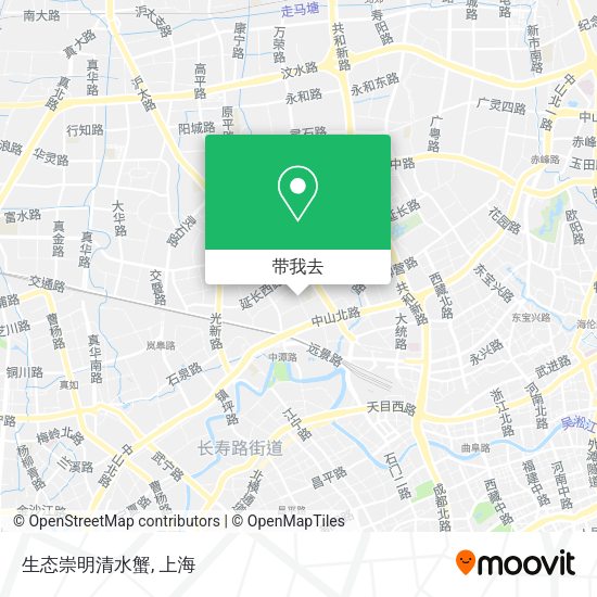 生态崇明清水蟹地图