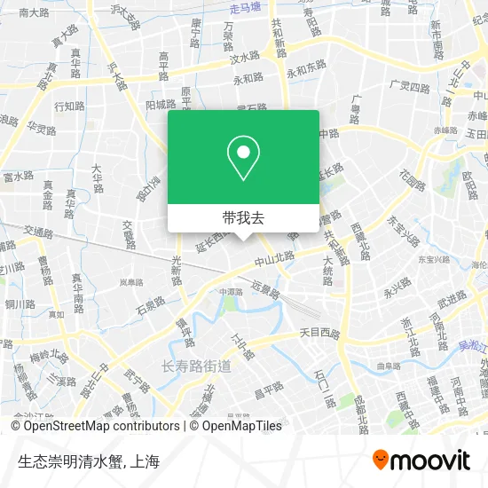 生态崇明清水蟹地图