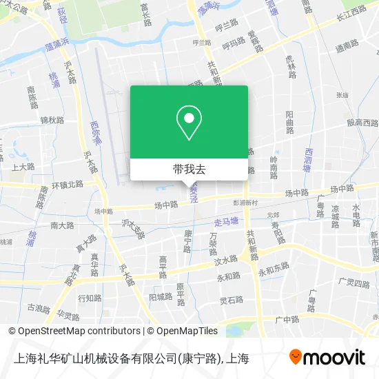 上海礼华矿山机械设备有限公司(康宁路)地图