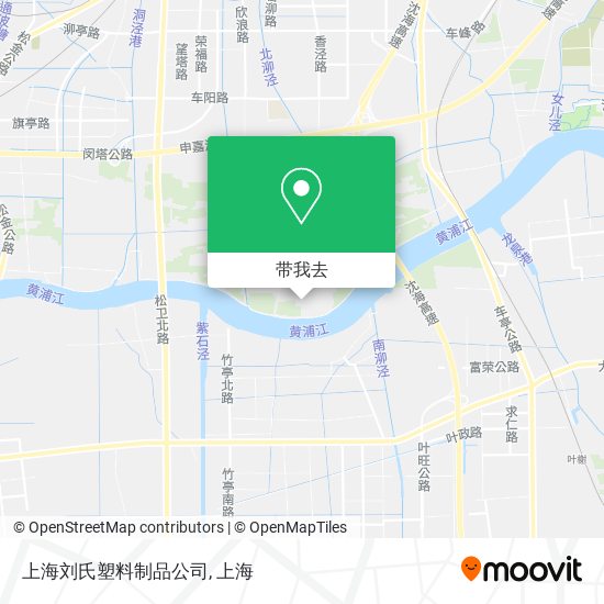 上海刘氏塑料制品公司地图