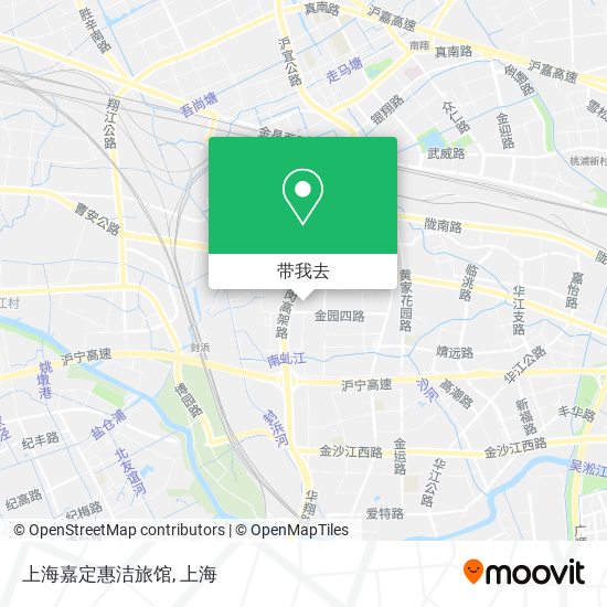 上海嘉定惠洁旅馆地图