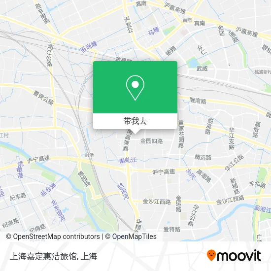 上海嘉定惠洁旅馆地图