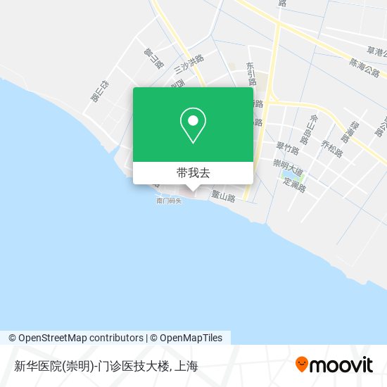 新华医院(崇明)-门诊医技大楼地图