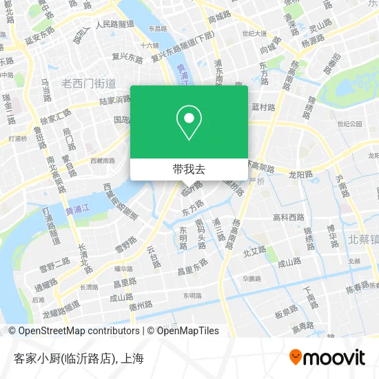 客家小厨(临沂路店)地图