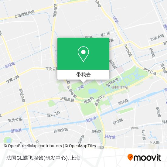 法国GL蝶飞服饰(研发中心)地图