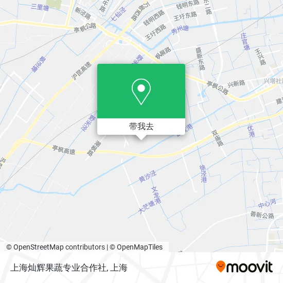 上海灿辉果蔬专业合作社地图