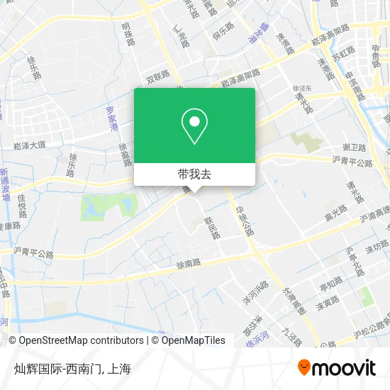 灿辉国际-西南门地图