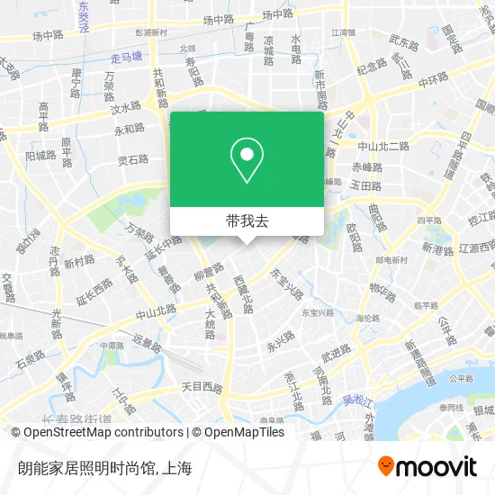 朗能家居照明时尚馆地图