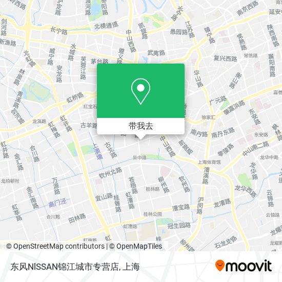 东风NlSSAN锦江城市专营店地图