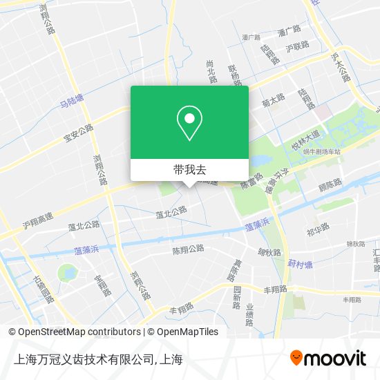 上海万冠义齿技术有限公司地图