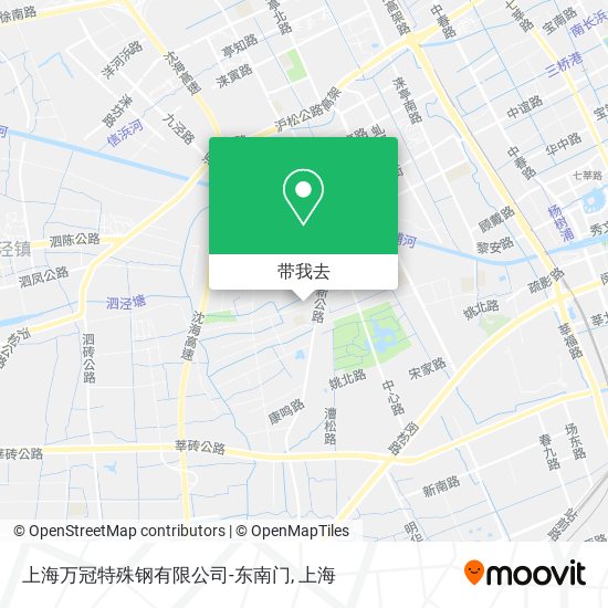 上海万冠特殊钢有限公司-东南门地图