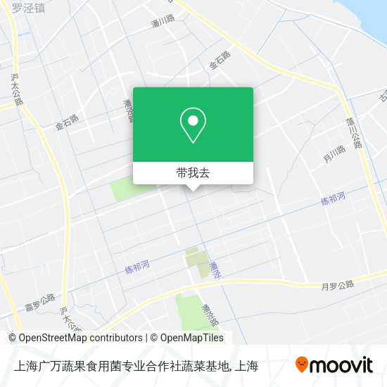 上海广万蔬果食用菌专业合作社蔬菜基地地图