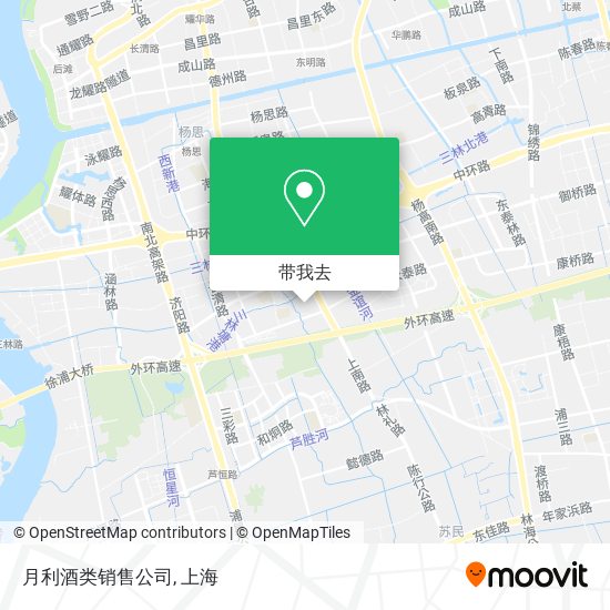 月利酒类销售公司地图