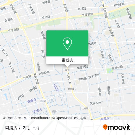 周浦店-西2门地图