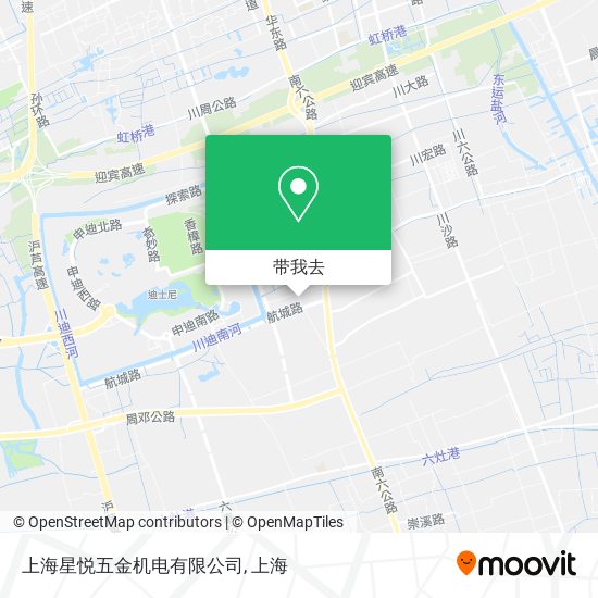 上海星悦五金机电有限公司地图
