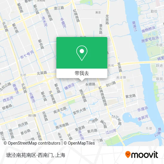 塘泾南苑南区-西南门地图