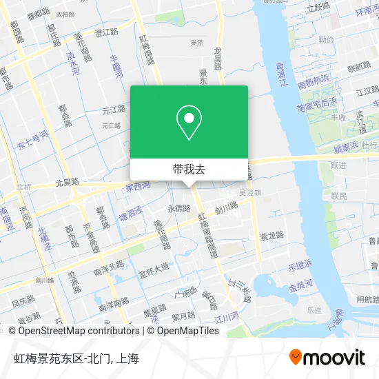 虹梅景苑东区-北门地图