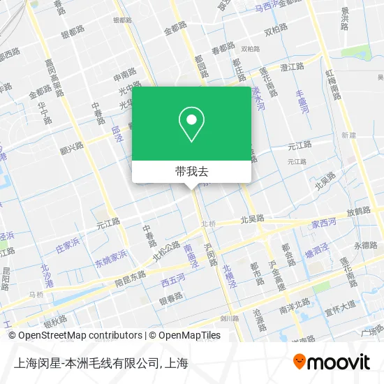 上海闵星-本洲毛线有限公司地图