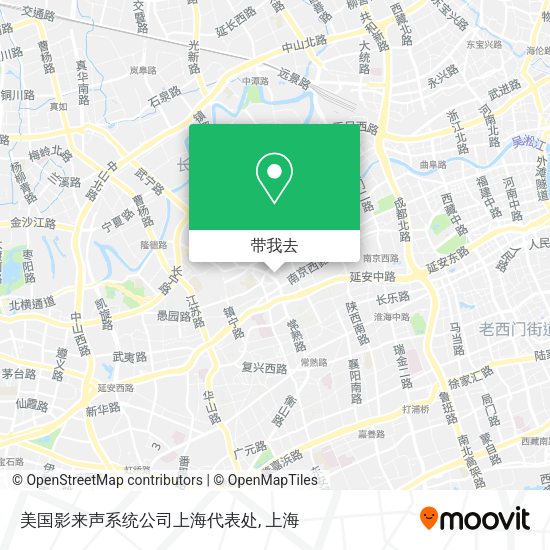 美国影来声系统公司上海代表处地图