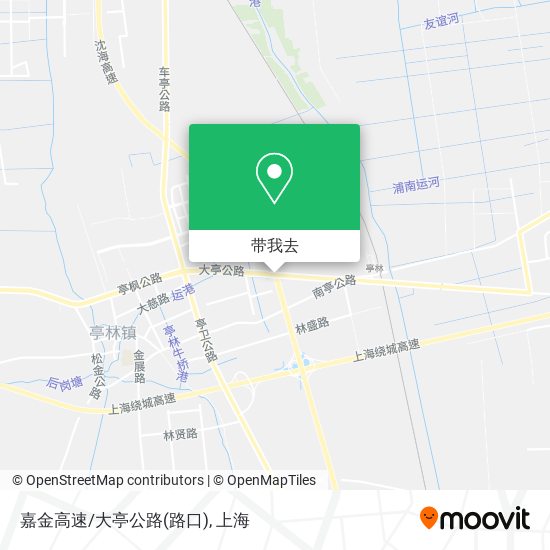 嘉金高速/大亭公路(路口)地图