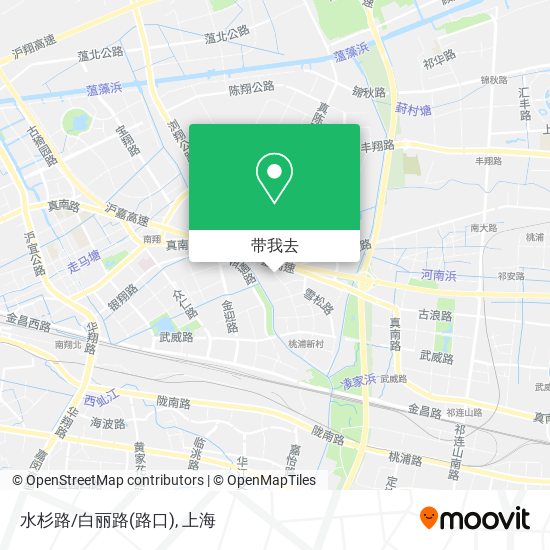 水杉路/白丽路(路口)地图
