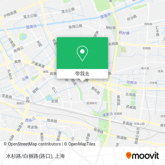 水杉路/白丽路(路口)地图