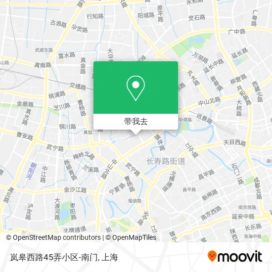 岚皋西路45弄小区-南门地图