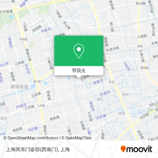 上海闵东门诊部(西南门)地图