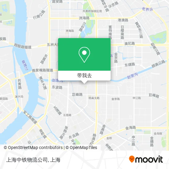 上海中铁物流公司地图
