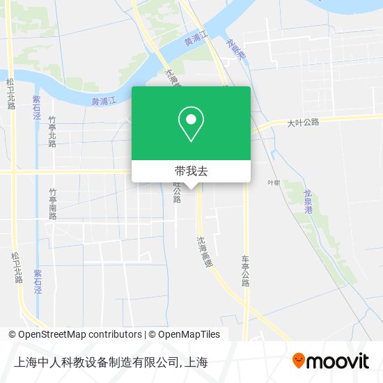 上海中人科教设备制造有限公司地图
