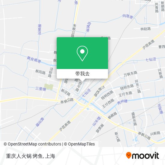 重庆人火锅 烤鱼地图