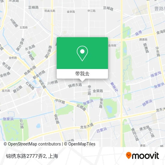 锦绣东路2777弄2地图