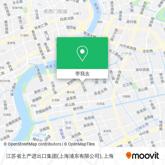 江苏省土产进出口集团(上海浦东有限公司)地图