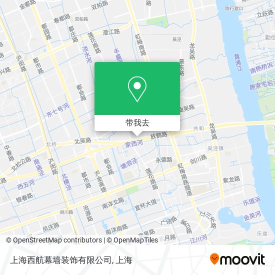 上海西航幕墙装饰有限公司地图