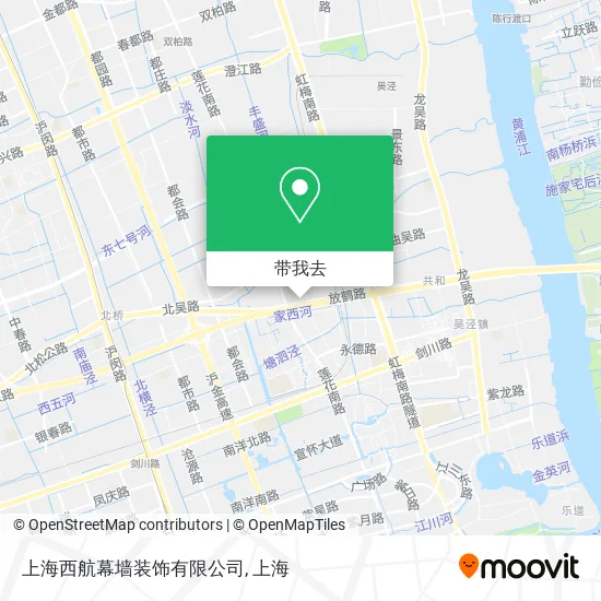 上海西航幕墙装饰有限公司地图