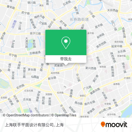 上海联手平面设计有限公司地图