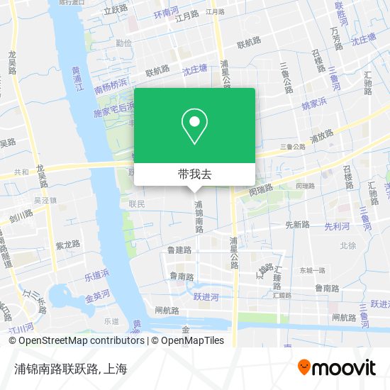浦锦南路联跃路地图
