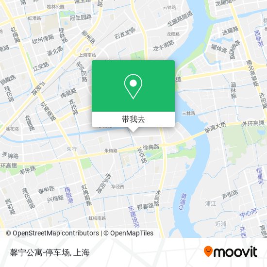 馨宁公寓-停车场地图