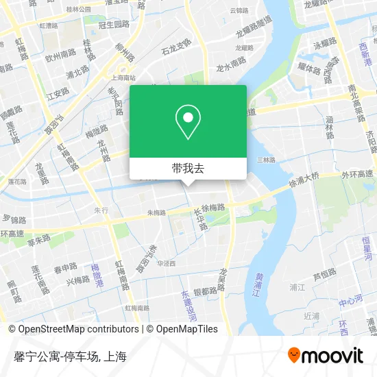 馨宁公寓-停车场地图