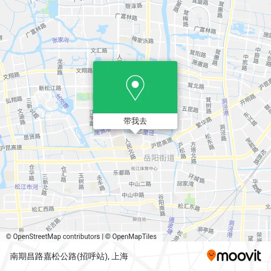 南期昌路嘉松公路(招呼站)地图