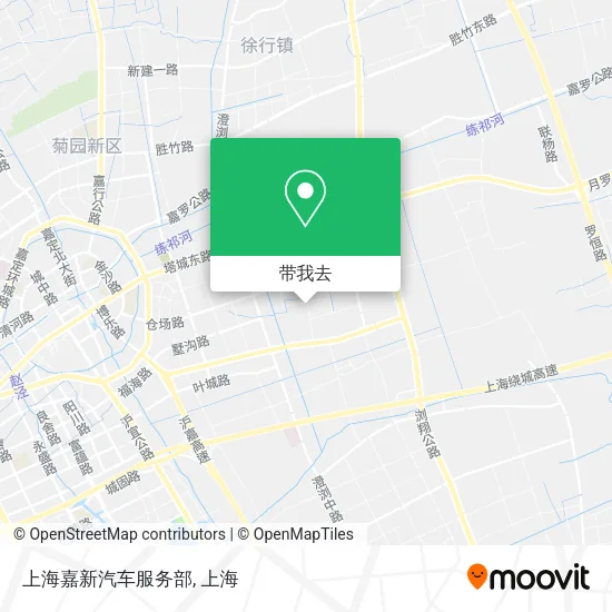 上海嘉新汽车服务部地图