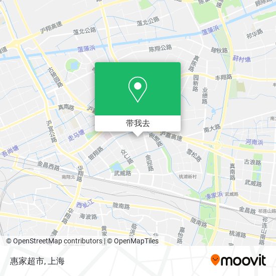 惠家超市地图